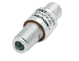 PROTECTOR_SURGE_COAXIAL_BULKHEAD_N-FEMALE_GAS-DISCHARGE-TUBE_SPIKEGUARD_DC-PASS_PROTECTOR_POLYPHASER_TRANSTECTOR-GT-NFF-AL